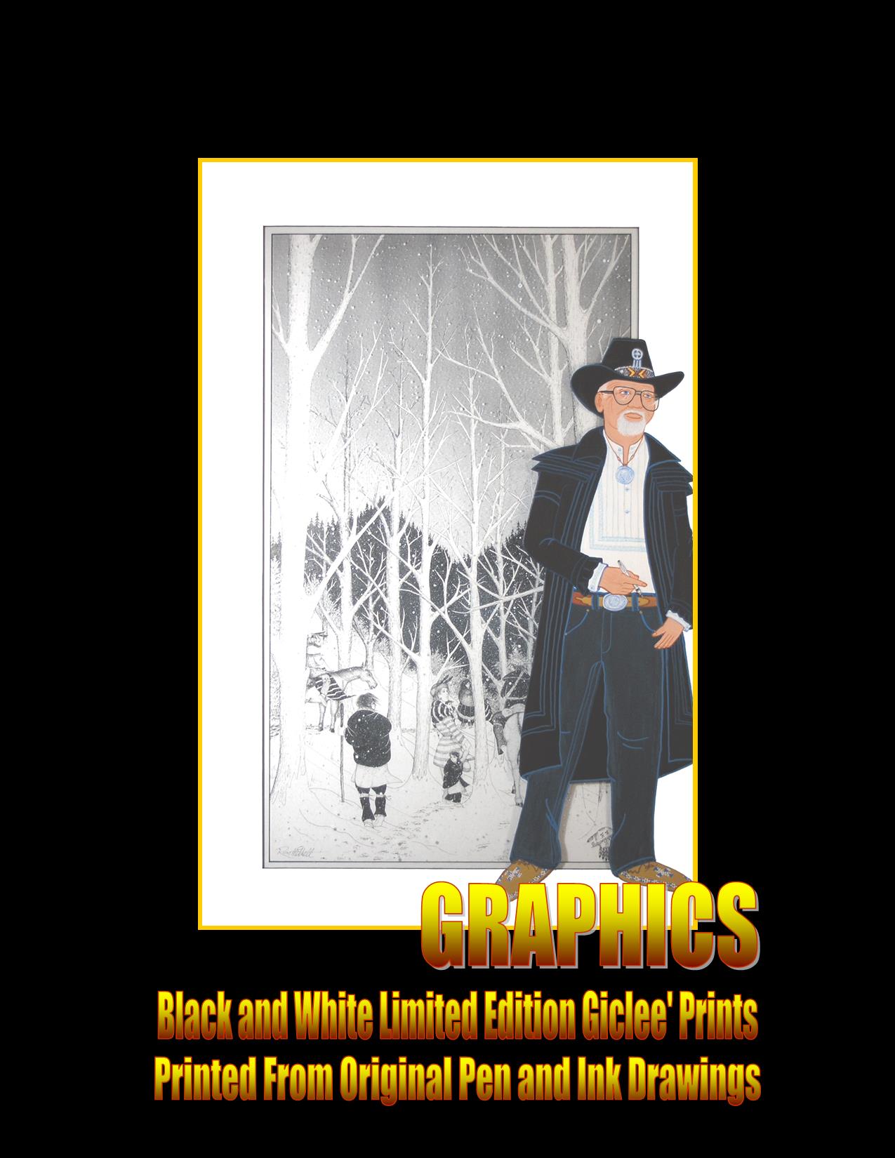 Graphics - Black and White Prints Gallery - Click on this image to enter gallery.